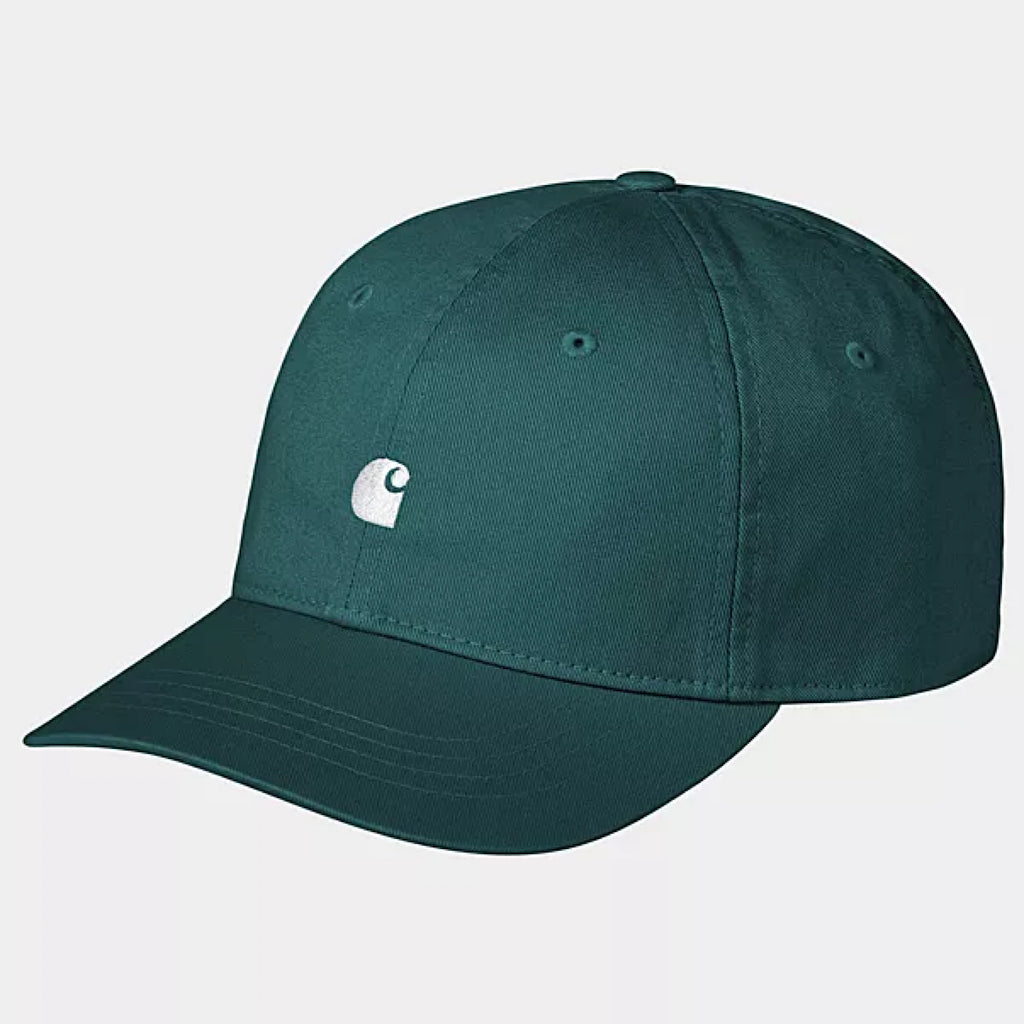 Carhartt WIP - Madison Logo Cap - Malachite / White - Decimal.