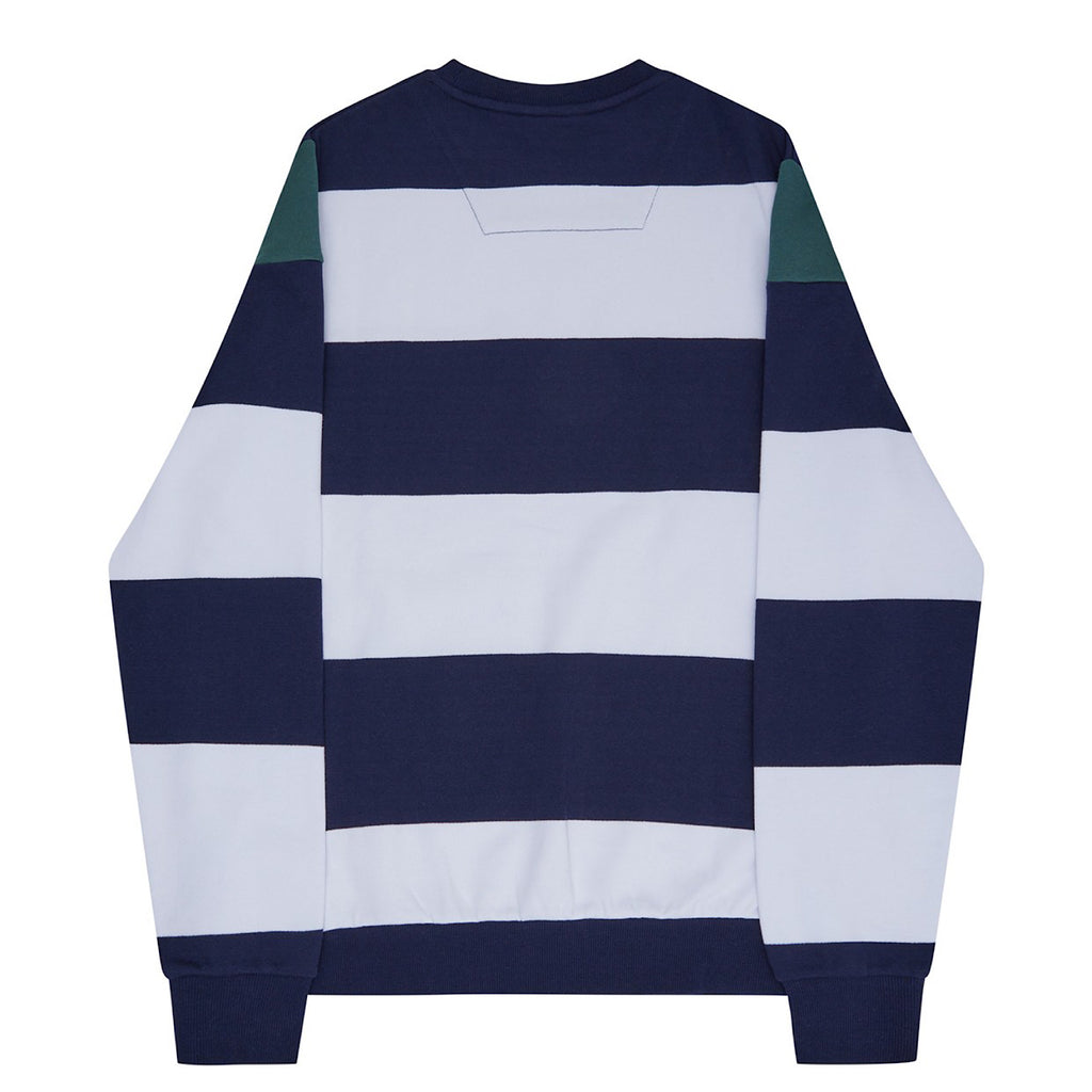 Hélas Caps -  Nautica x Helas Crewneck - Navy / White - Decimal.