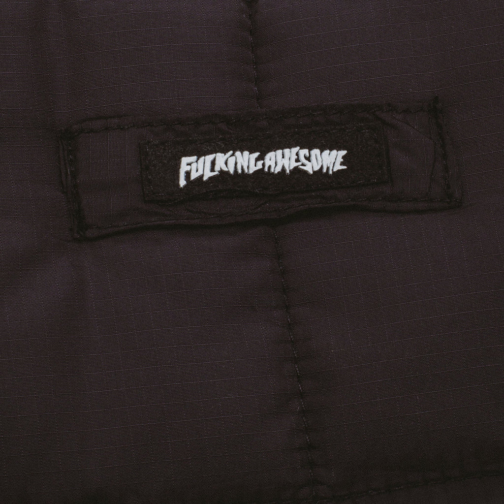 Fucking Awesome - Reverse Puffer Jacket - Black - Decimal.