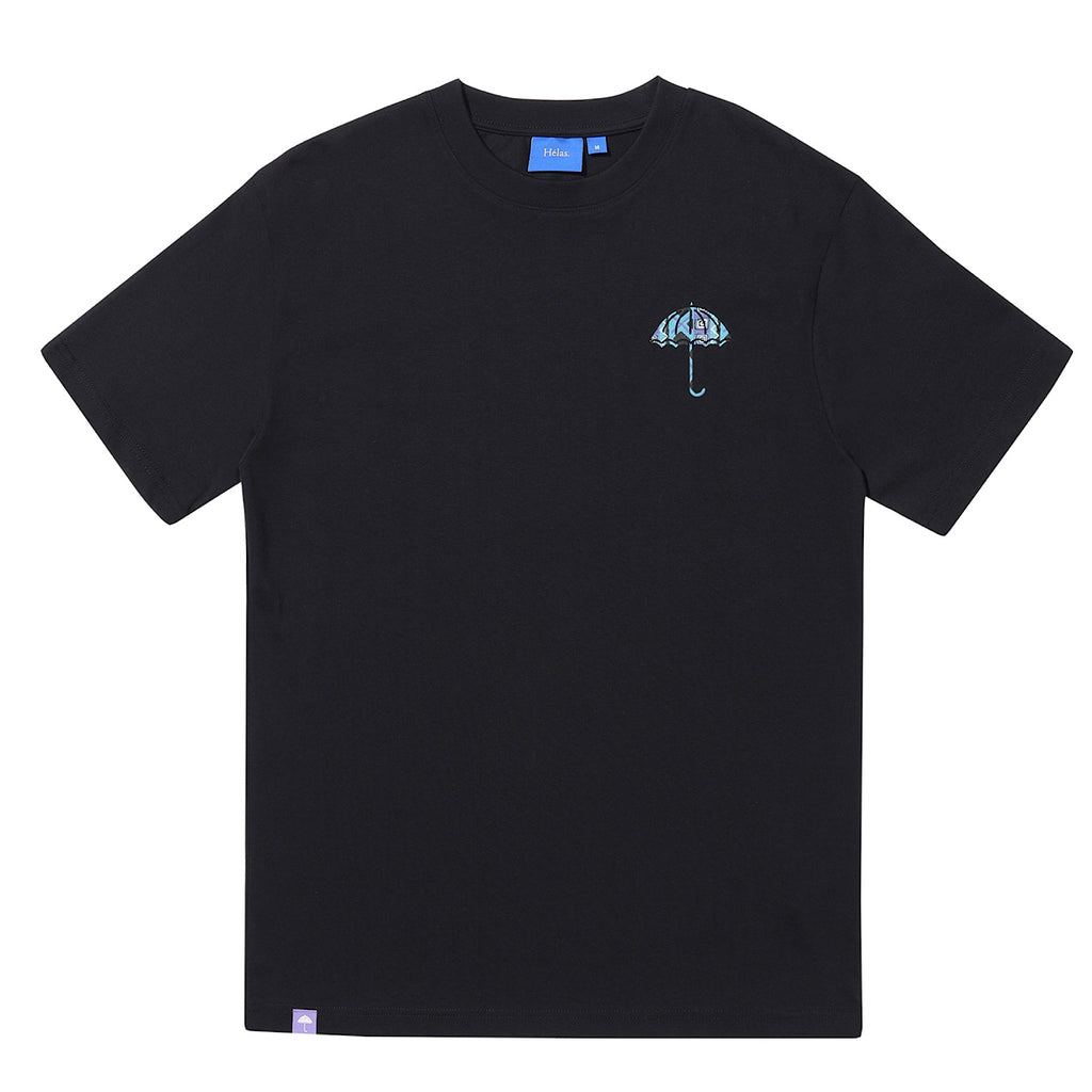 Hélas Caps - Brush Tee - Black - Decimal.