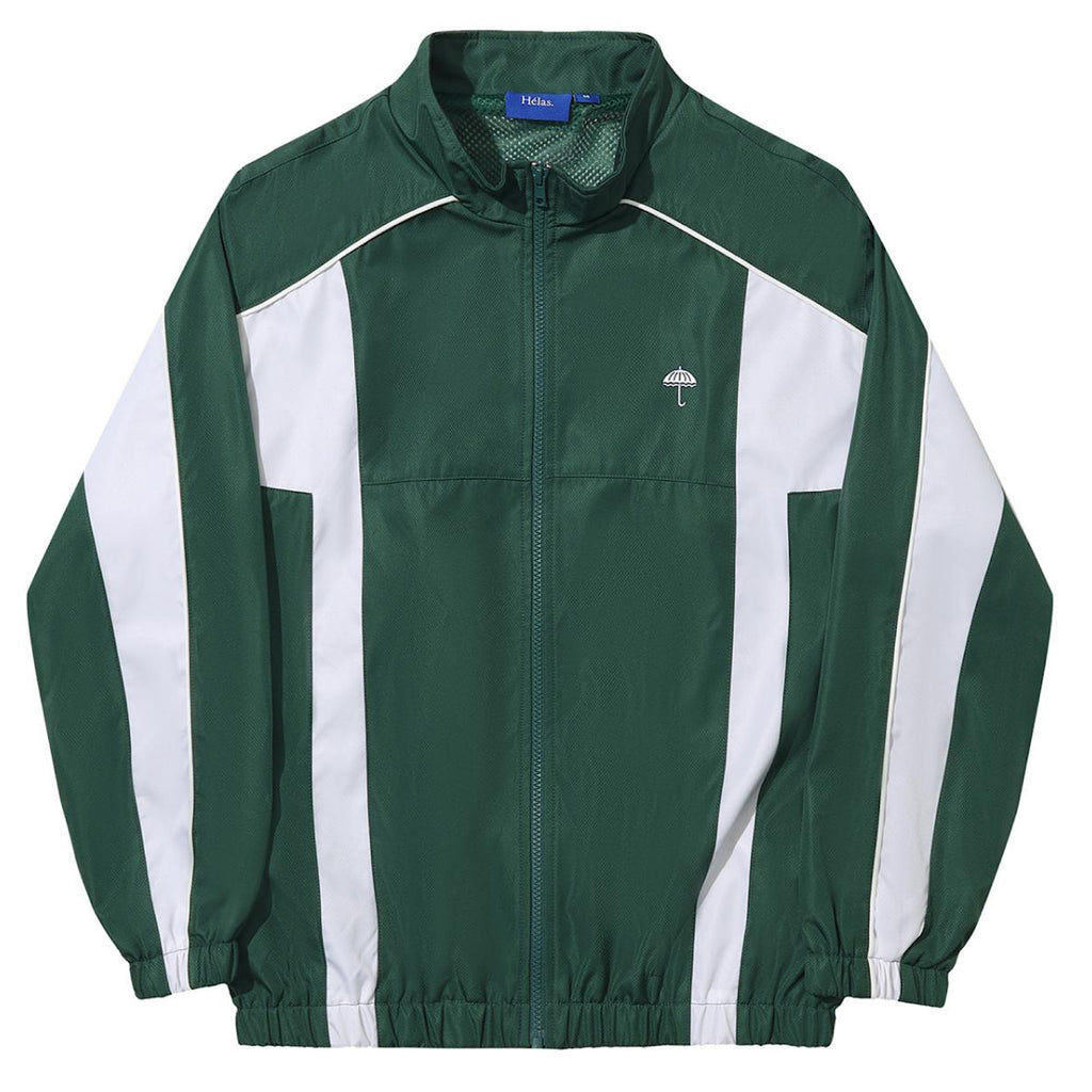 Hélas Caps - Effort Tracksuit Jacket - Green - Decimal.