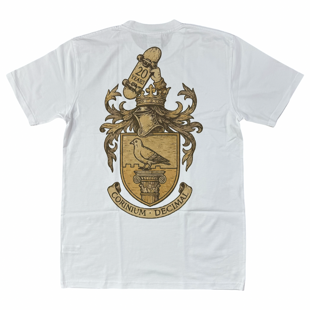 Decimal - Ciren Crest T-Shirt - White - Decimal.