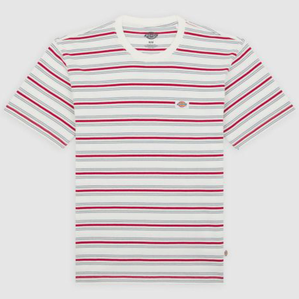 Dickies - Lewistown Stripe T-shirt - Beige - Decimal.