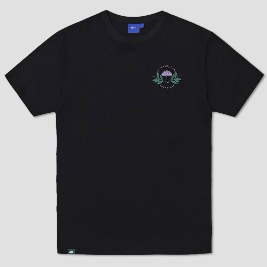 Hélas Caps - La Marque Tee - Black - Decimal.