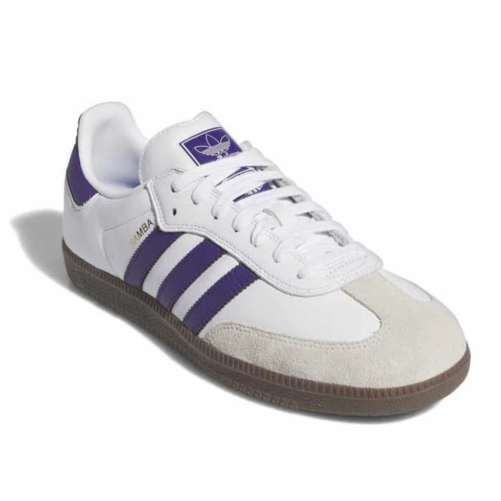 Adidas - Samba ADV - White / Purple / Gold - Decimal.