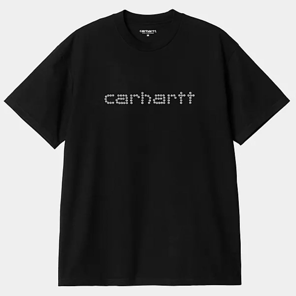 Carhartt WIP - Rivet Script T-Shirt - Black - Decimal.