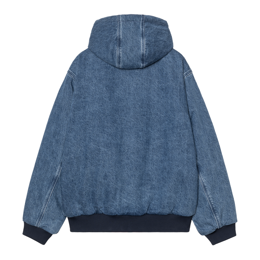 Carhartt WIP - 50 YEARS ANNIVERSARY OG ACTIVE JACKET CANVAS - BLUE / USA RED STONE BLEACHED - Decimal.