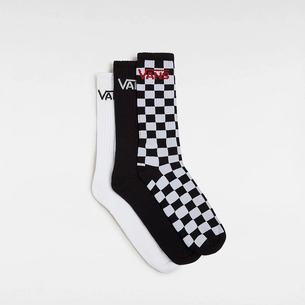 Vans - Classic Crew Socks (3 Pairs) - Black - Decimal.