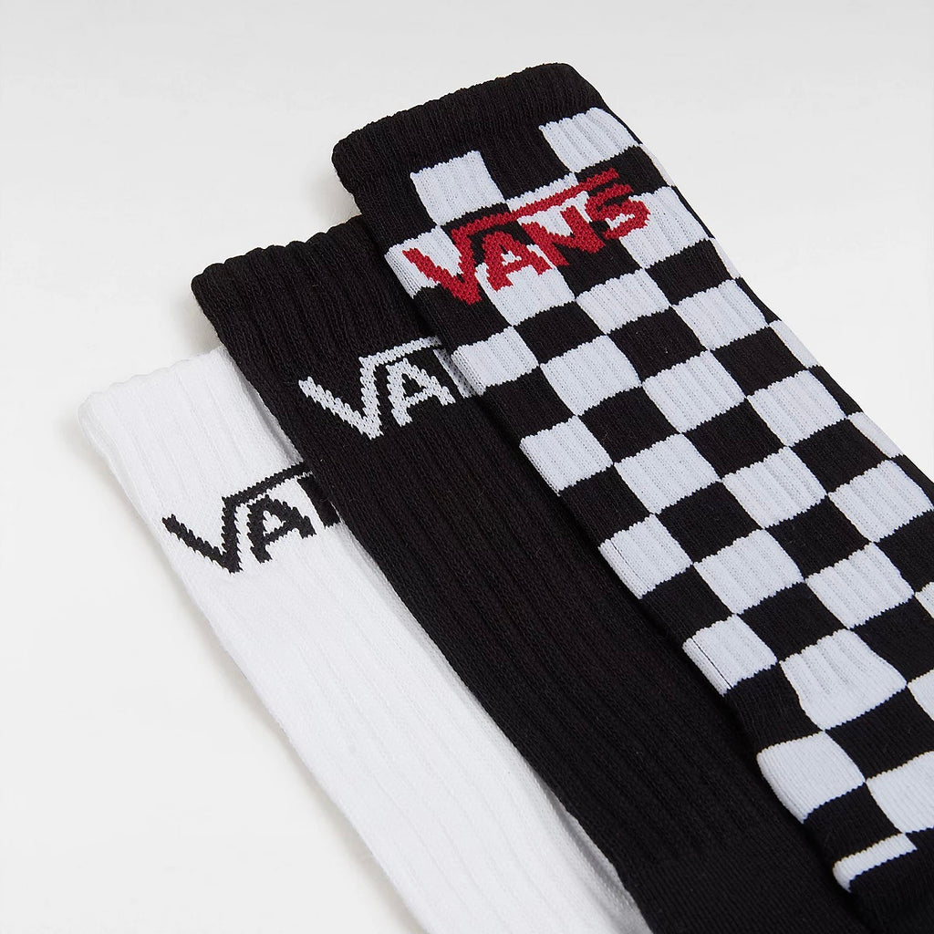 Vans - Classic Crew Socks (3 Pairs) - Black - Decimal.