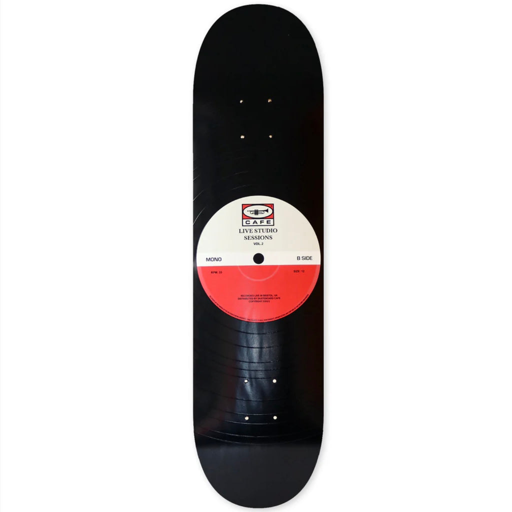 Skateboard Cafe - 45 Deck - Grey/Cardinal - 8.0” - Decimal.