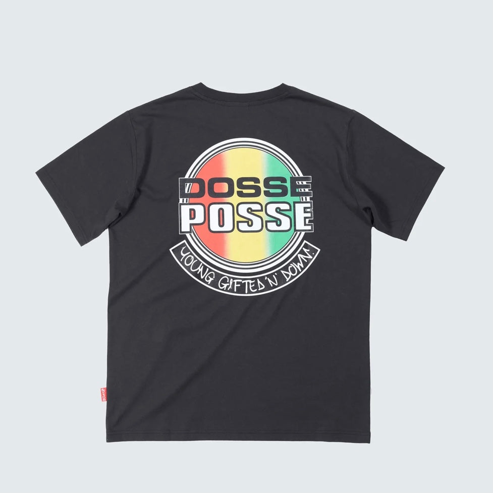 Dosse Posse - Rasta Dot T-Shirt - Black