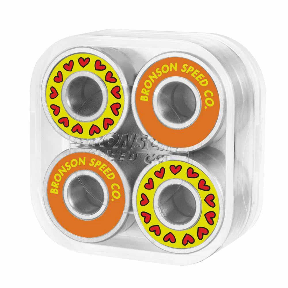 Bronson Speed Co. - Franky Villani Pro G3 Bearing - Silver/Yellow/Orange - Decimal.