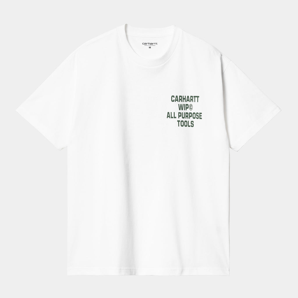 Carhartt WIP - S/S Cross Screw T-Shirt - White - Decimal.