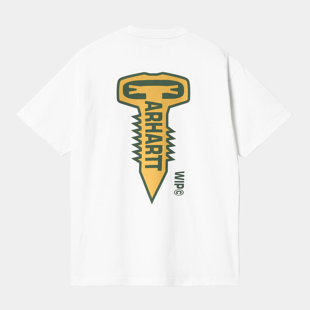 Carhartt WIP - S/S Cross Screw T-Shirt - White - Decimal.