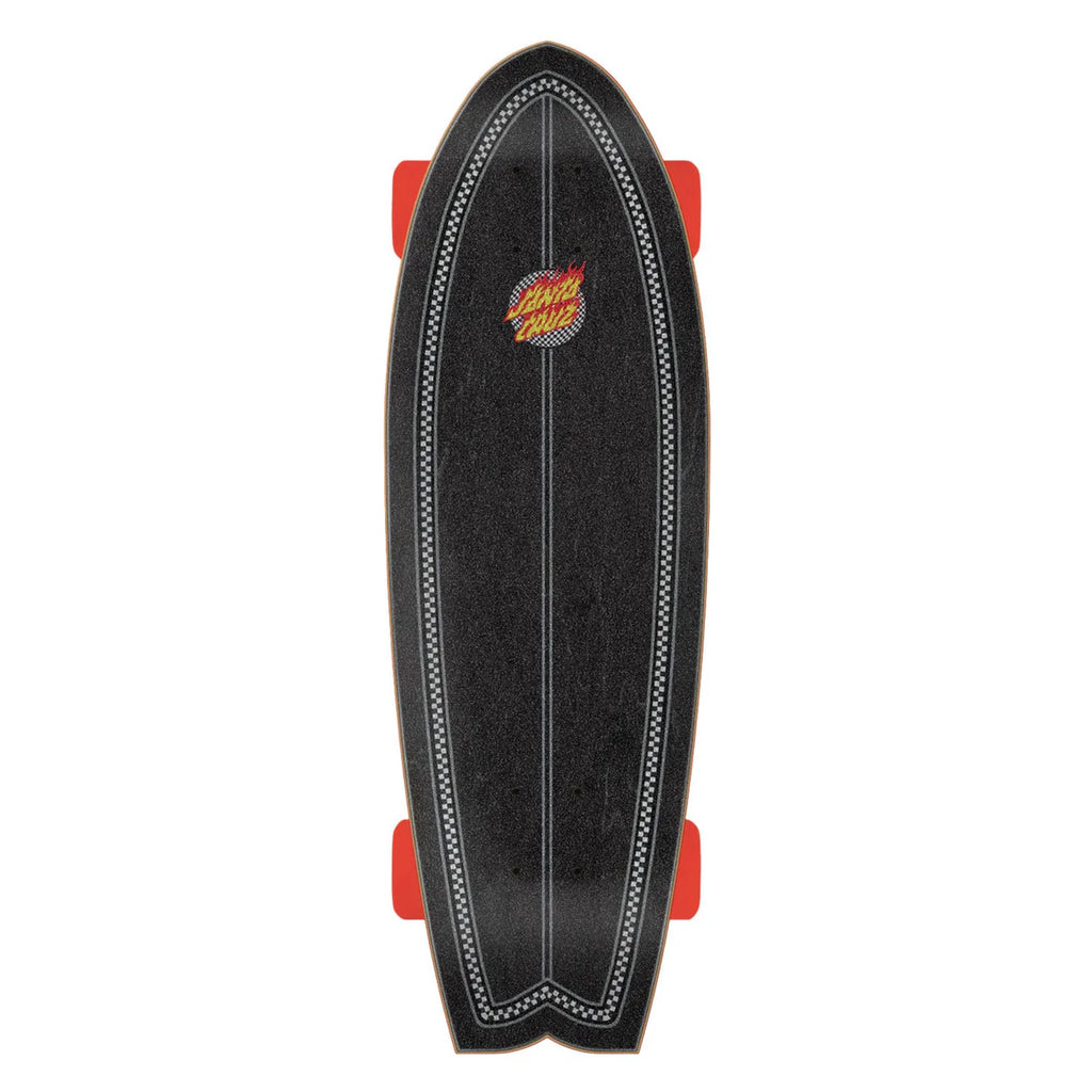 Santa Cruz - Cruzer Complete Flame Dot Check - 8.8”