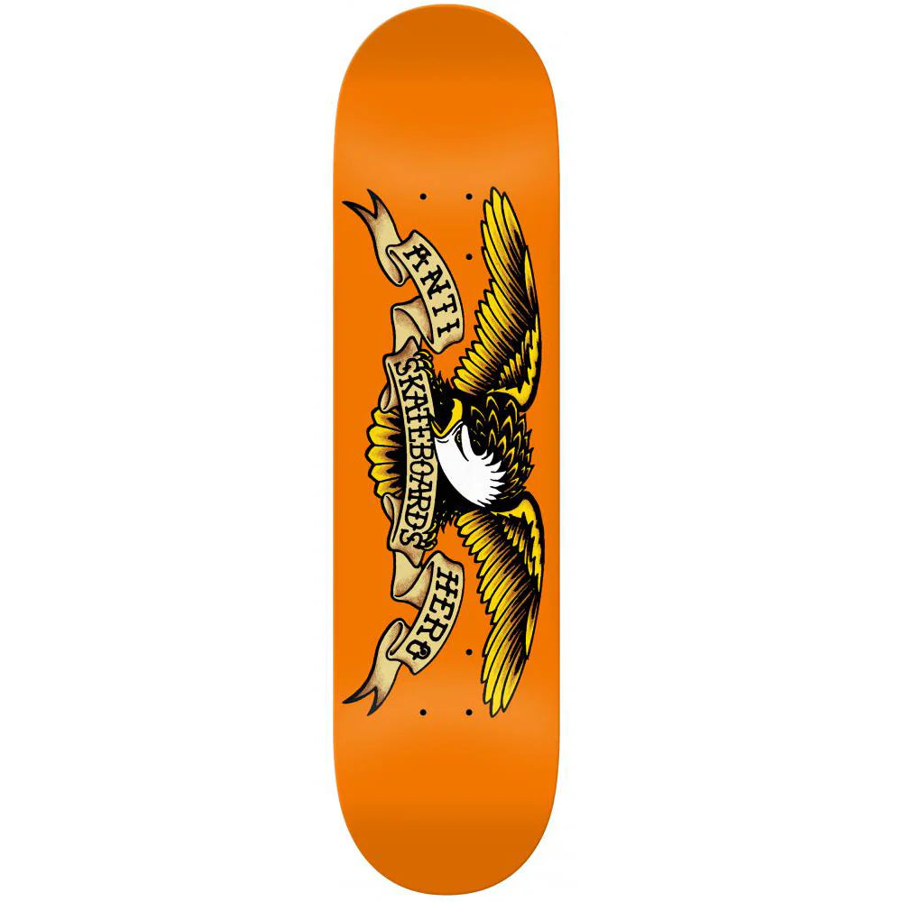 Anti Hero - Classic Eagle Deck - Orange - 9”