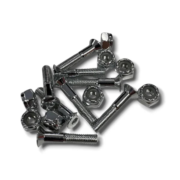 G-Tool - 1 inch Allen Bolts - Silver - Decimal.