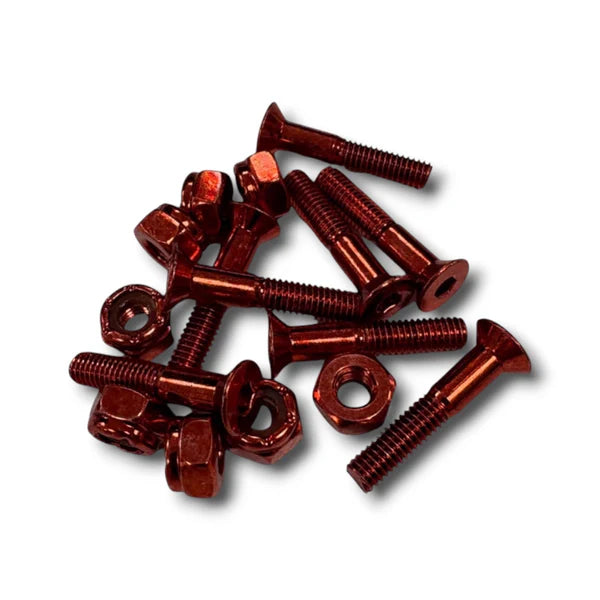 G-Tool - 1 inch Allen Bolts - Red - Decimal.