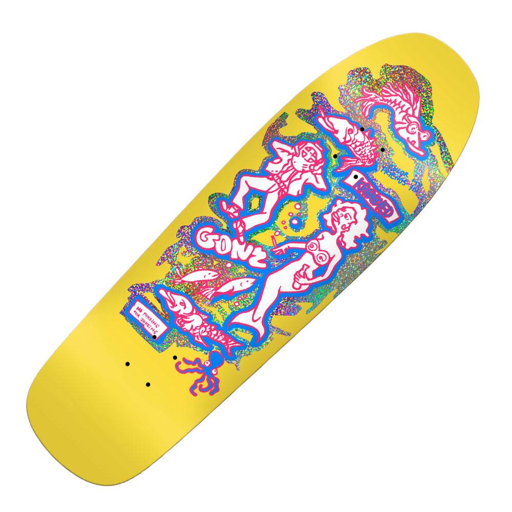 Krooked - Gonz Color My Friends V2 Deck - Holographic - 9.85” - Decimal.