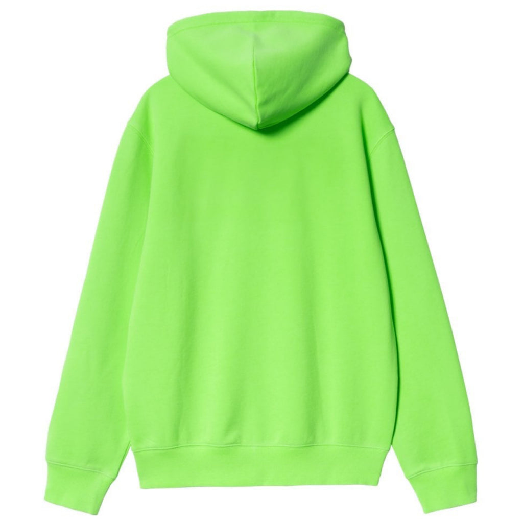 Carhartt WIP - Hooded Industry Sweat -Lumo Green Garment Dyed