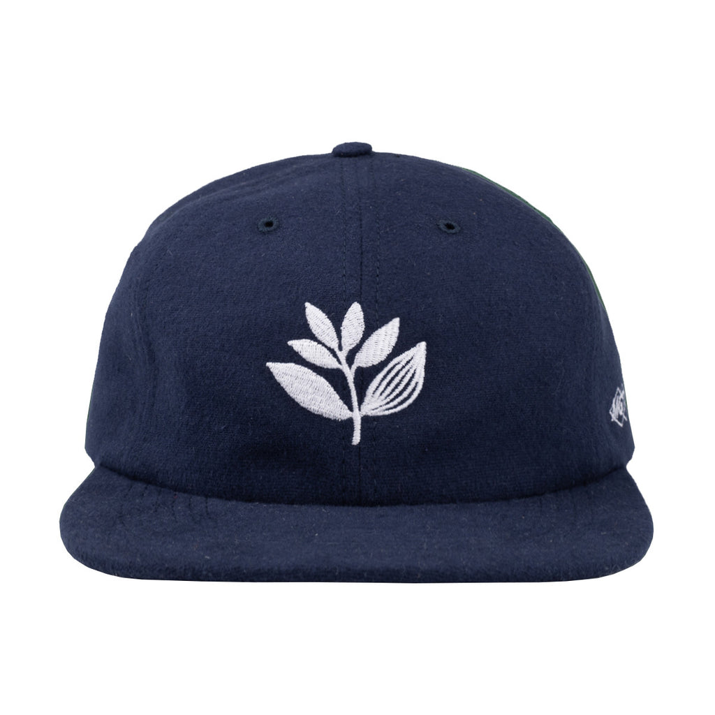 Magenta - League 6P Hat - Navy Blue