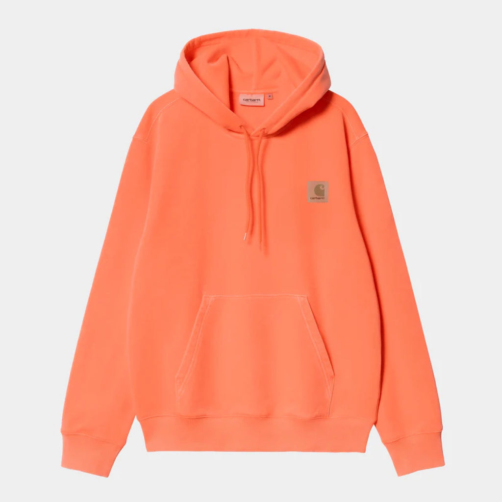 Carhartt WIP - Hooded Industry Sweat -  Lumo Orange Garment Dyed