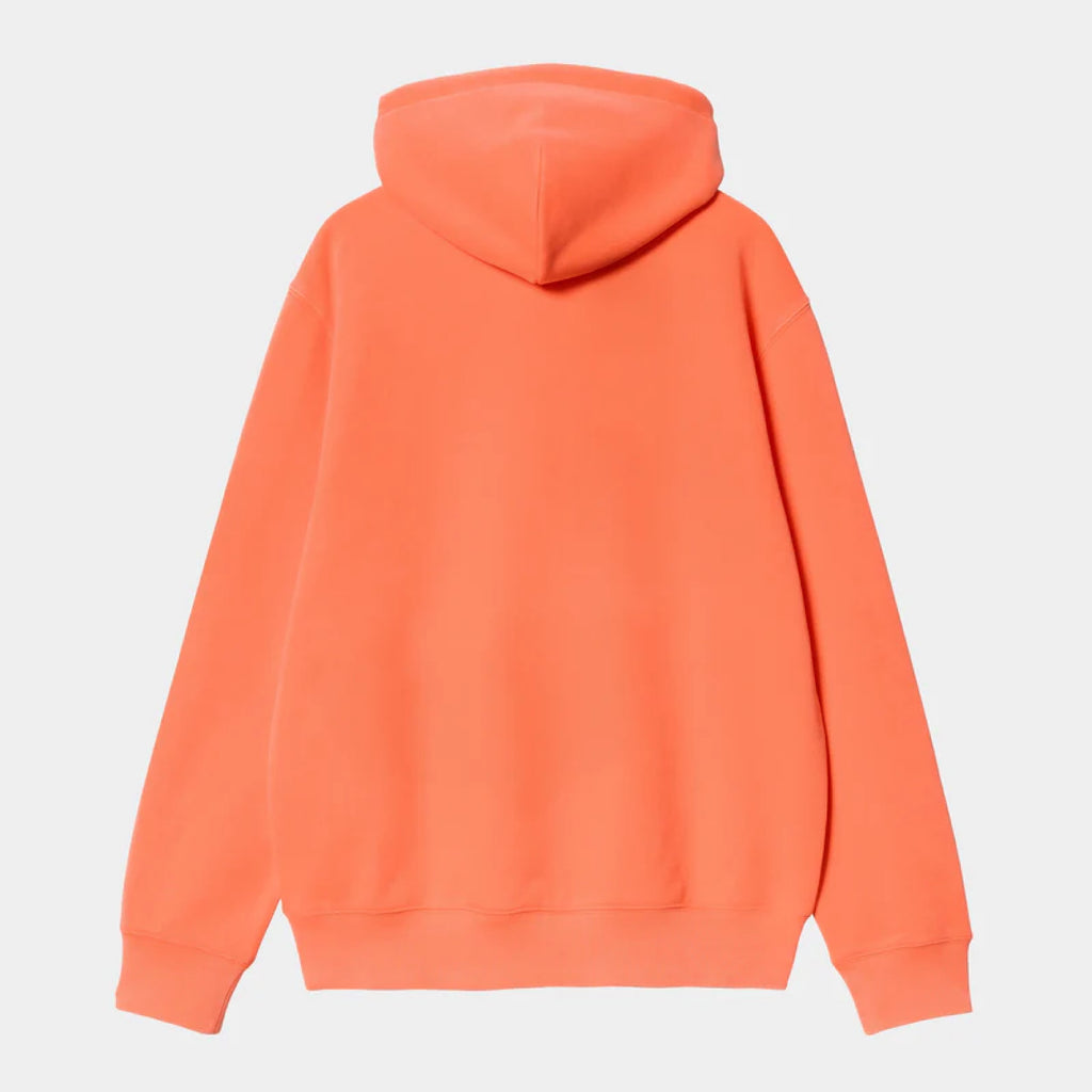 Carhartt WIP - Hooded Industry Sweat -  Lumo Orange Garment Dyed