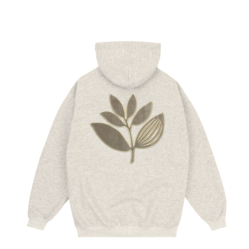 Magenta - Cord Plant Hoodie - Ash