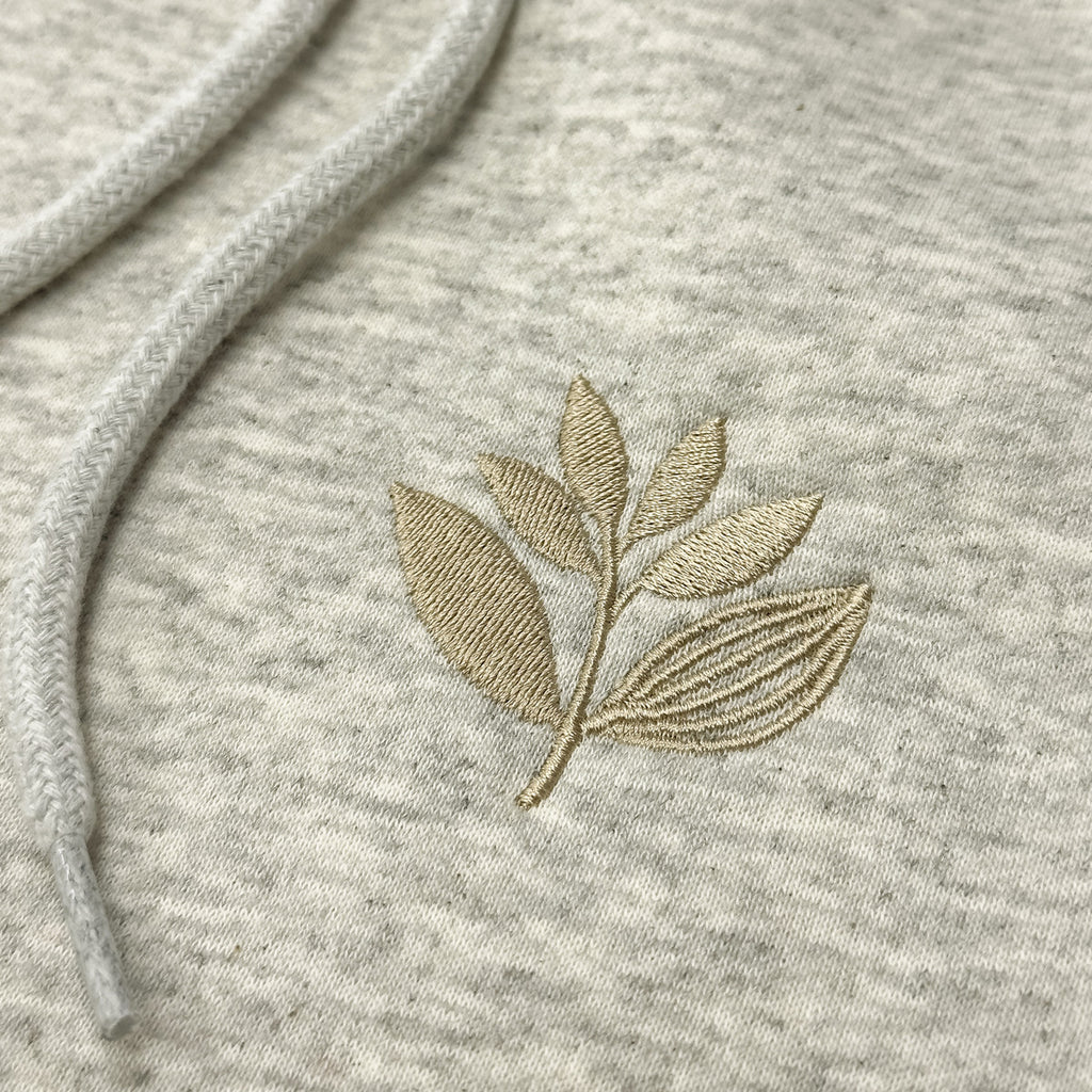 Magenta - Cord Plant Hoodie - Ash