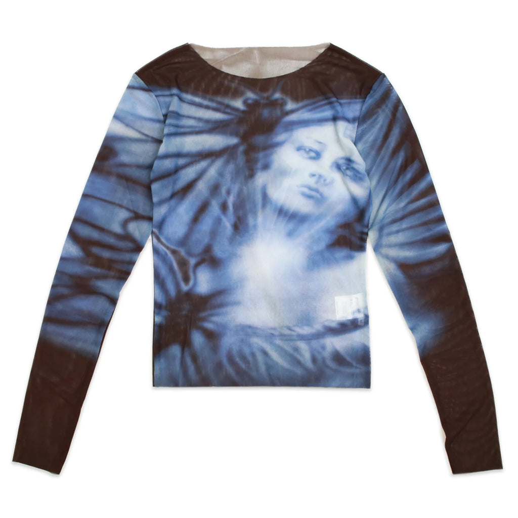 Yardsale - Butterfly Mesh - White - Decimal.