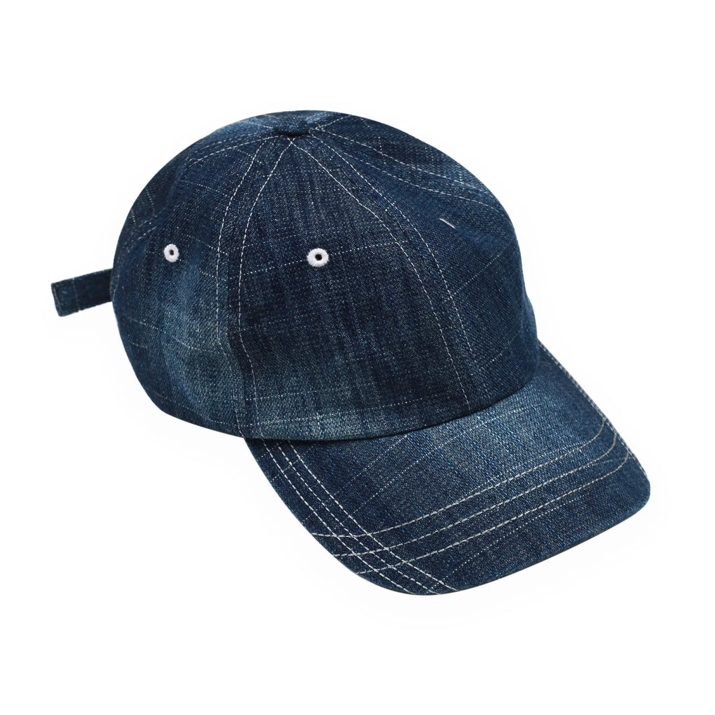 Yardsale - Faded Slub Denim Cap - Blue - Decimal.