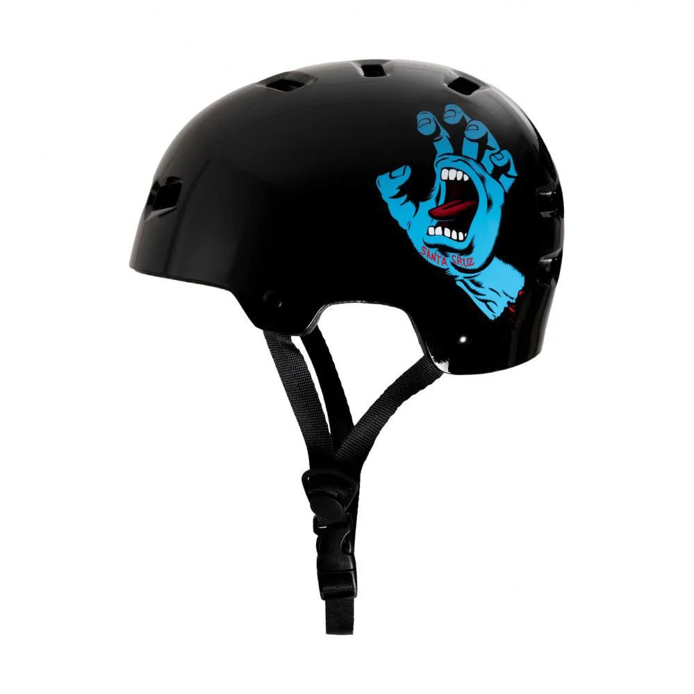 Bullet x Santa Cruz - Screaming Hand Helmet - Gloss Black