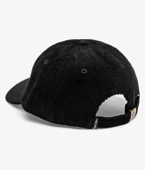 Hélas Caps - Classic Corduroy Cap - Black