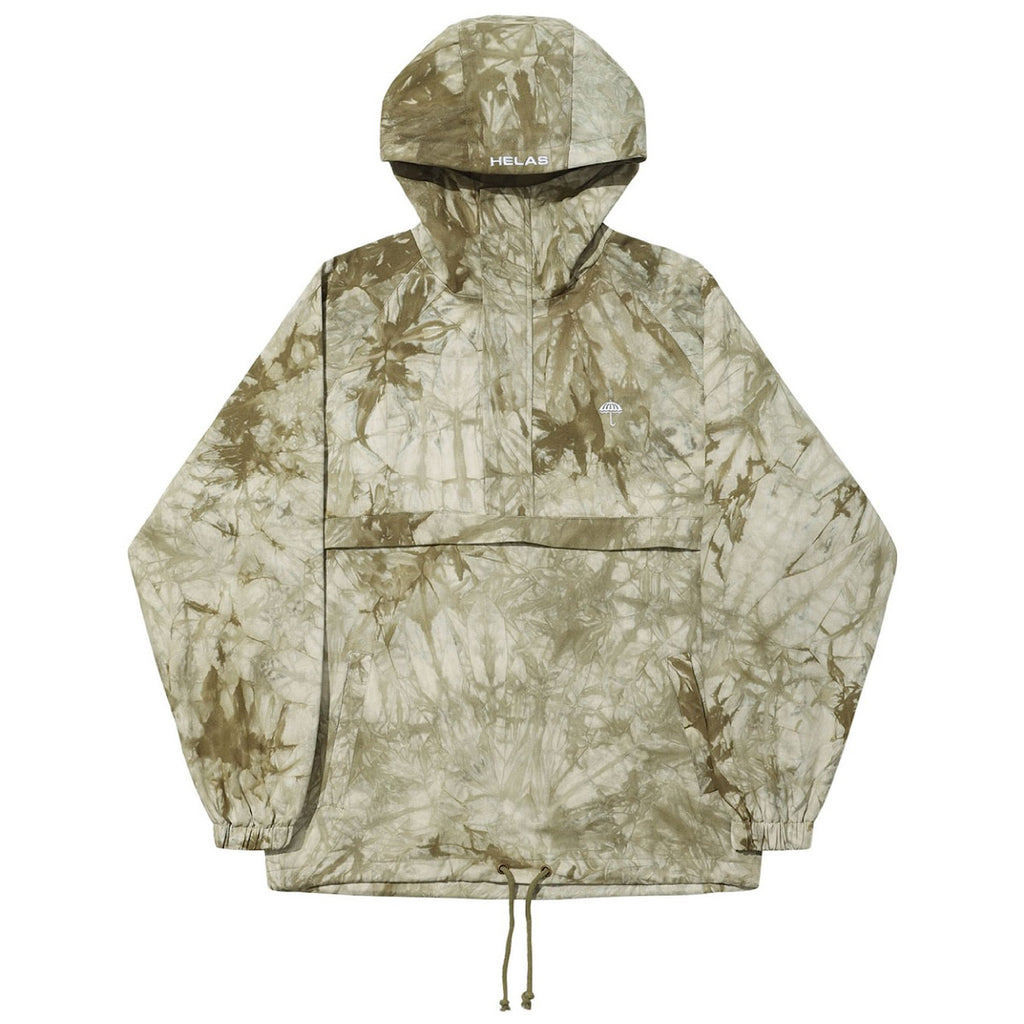 Hélas Caps -  Tie Camo Quater Zip Jacket - Tie Die (Beige) - Decimal.