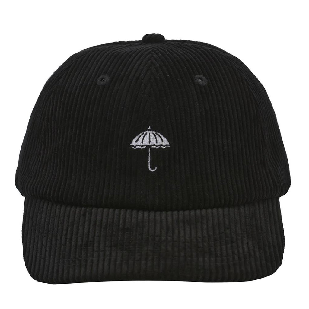 Hélas Caps - Classic Corduroy Cap - Black - Decimal.