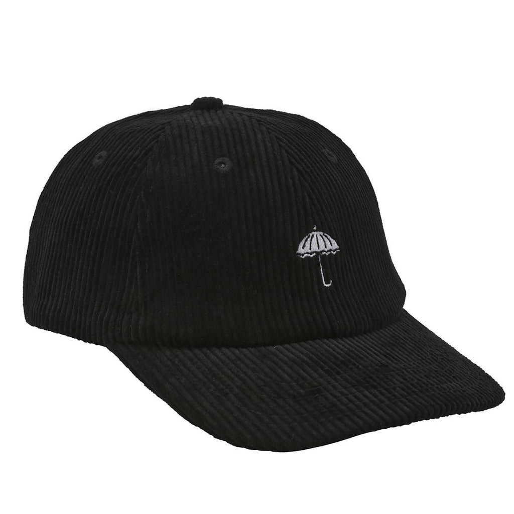 Hélas Caps - Classic Corduroy Cap - Black - Decimal.