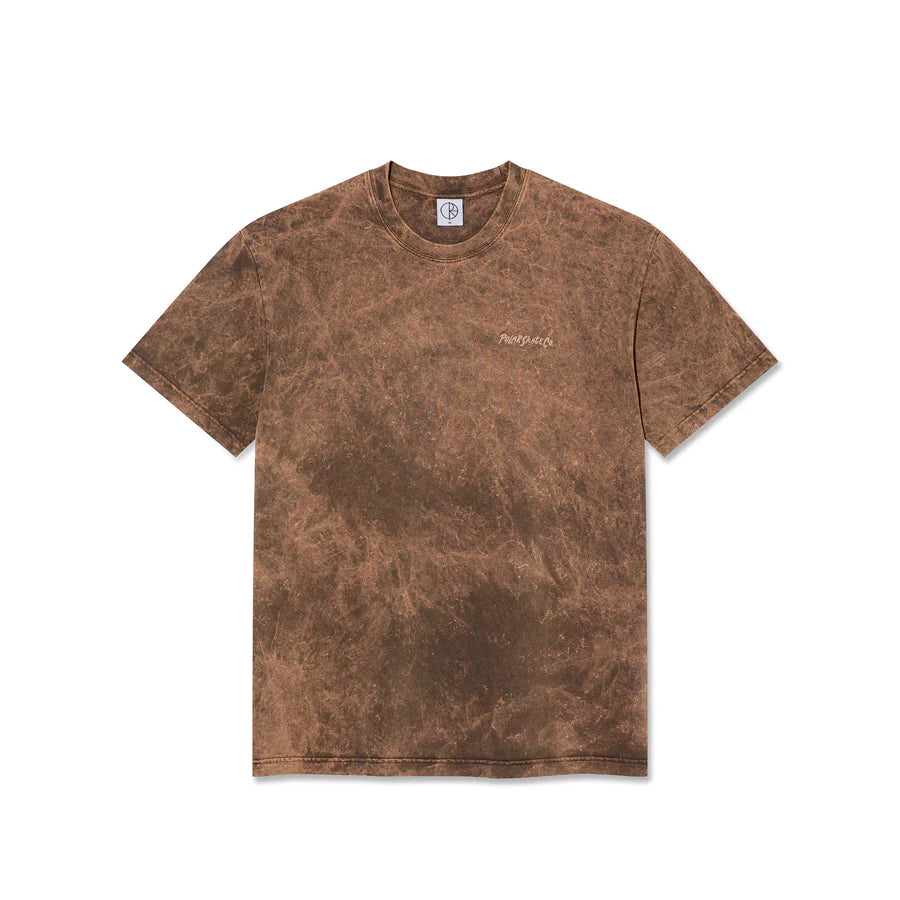 Polar Skate Co. - Acid Surf Logo Tee - Brown - Decimal.