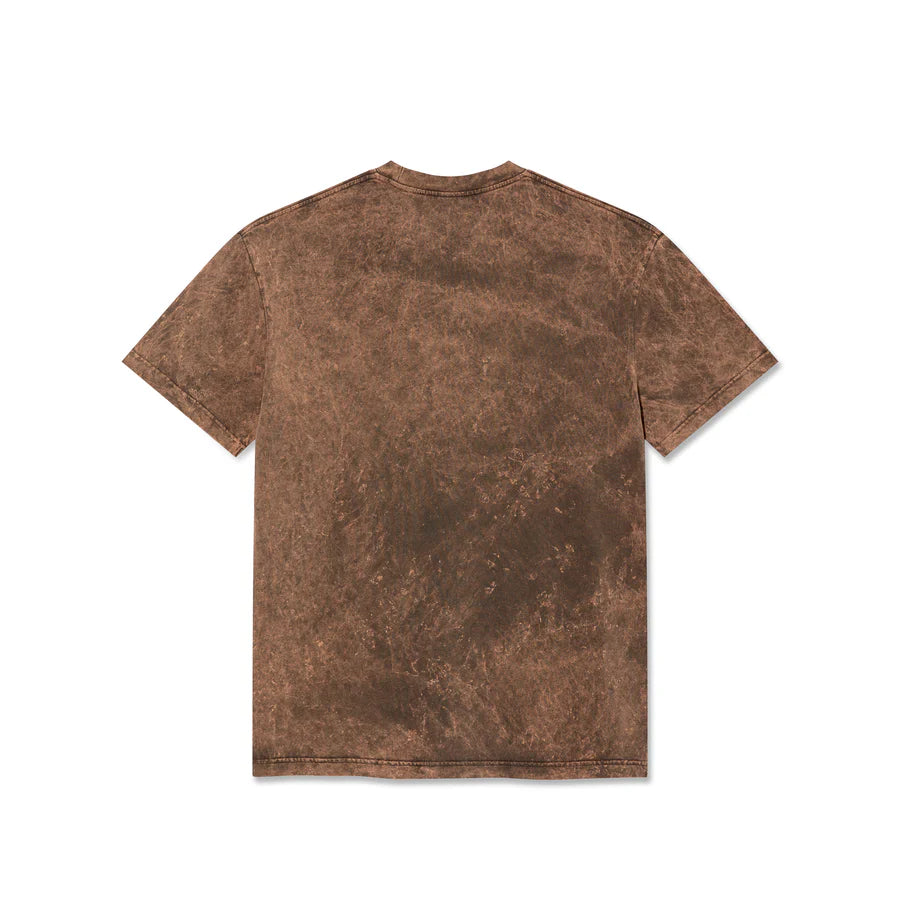 Polar Skate Co. - Acid Surf Logo Tee - Brown - Decimal.