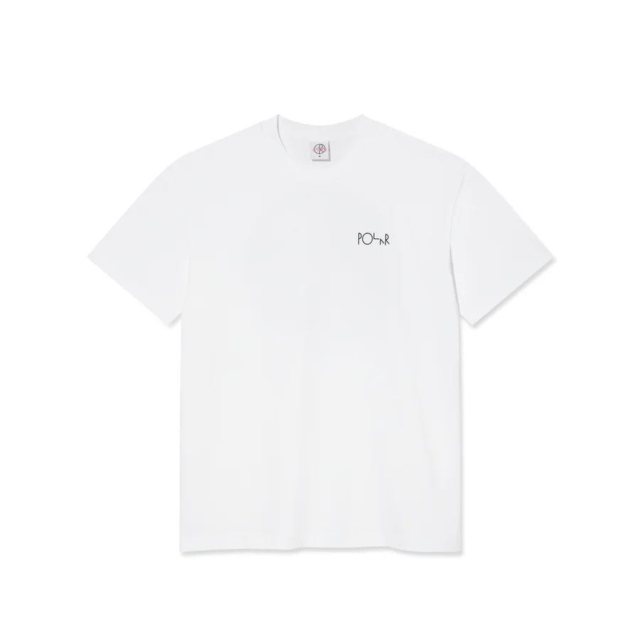 Polar Skate Co. - Ourselves Collage Fill Logo Tee - White - Decimal.