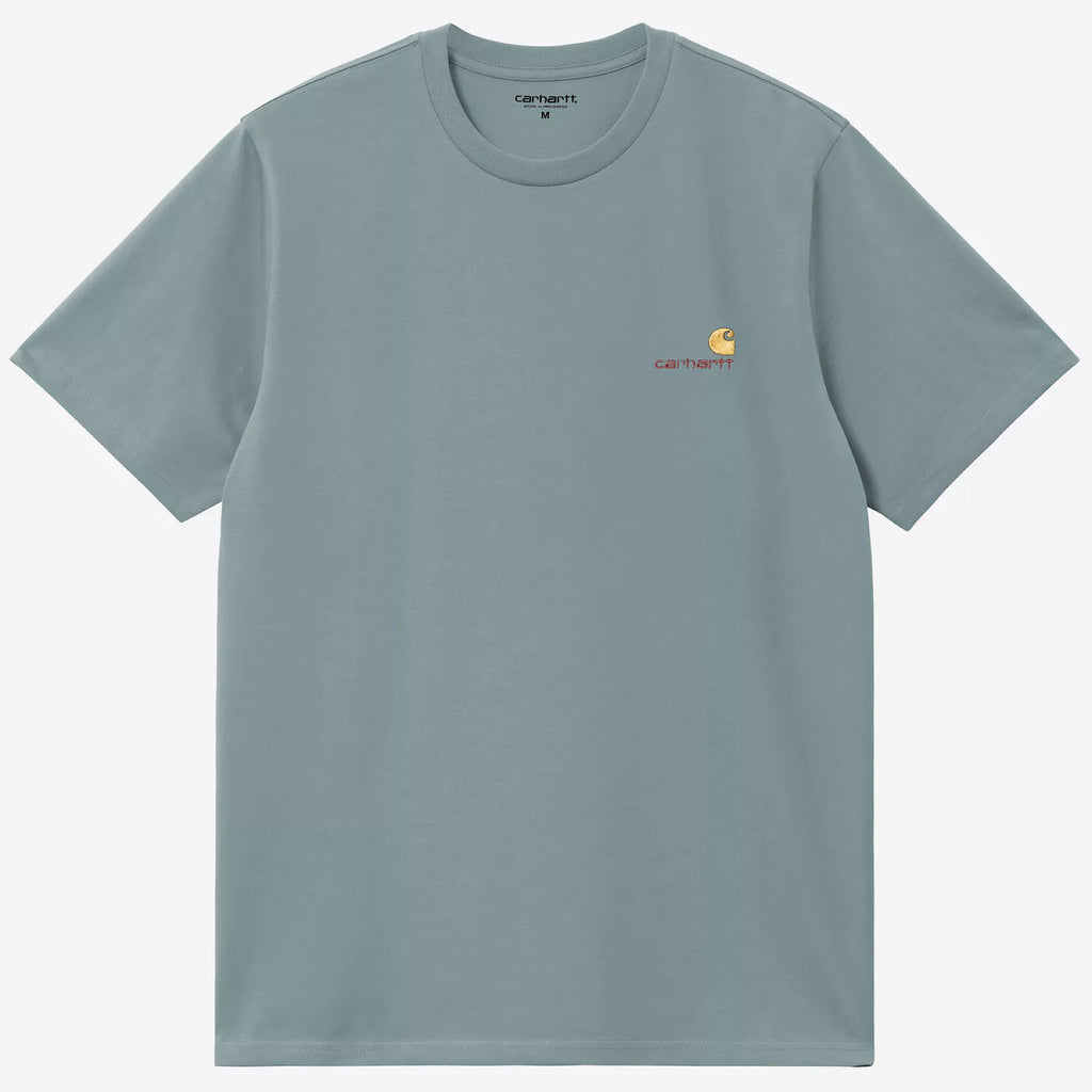 Carhartt WIP - American Script T-Shirt - Citadel - Decimal.