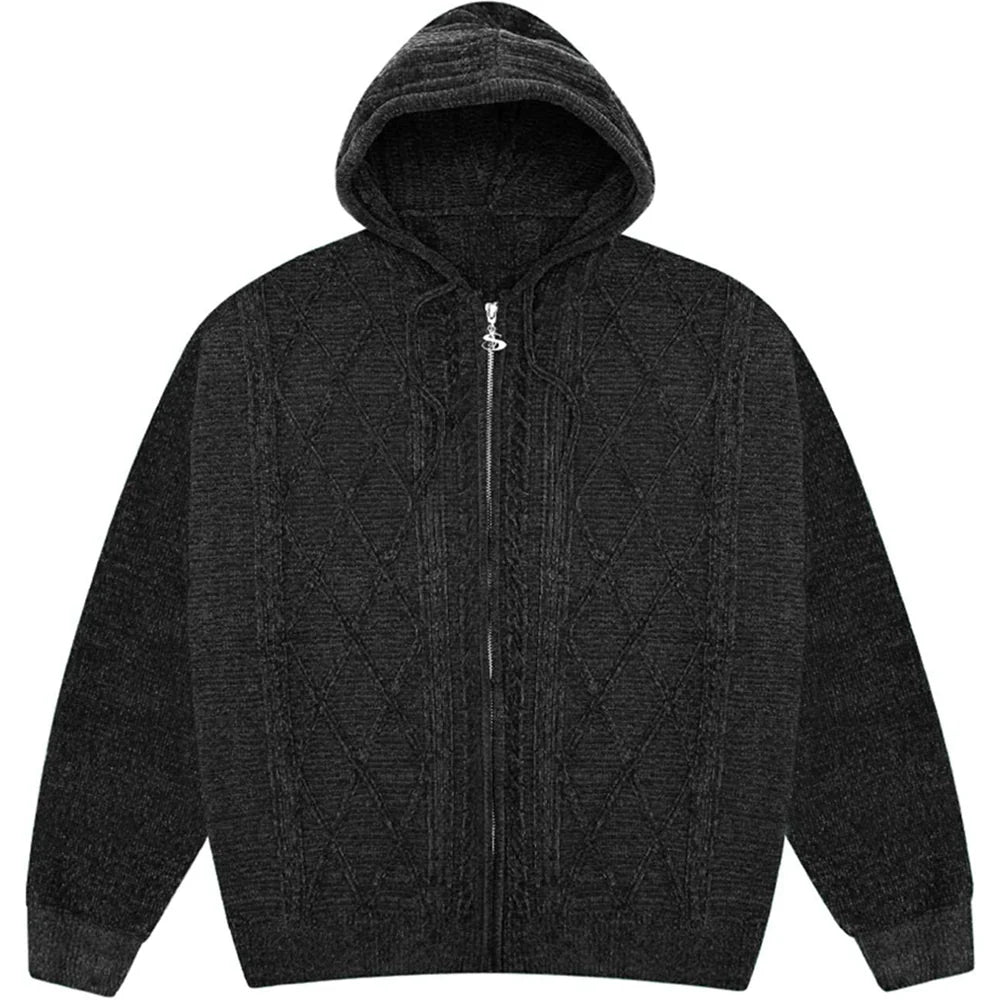 Yardsale - Dreamer Chenille Hood - Black