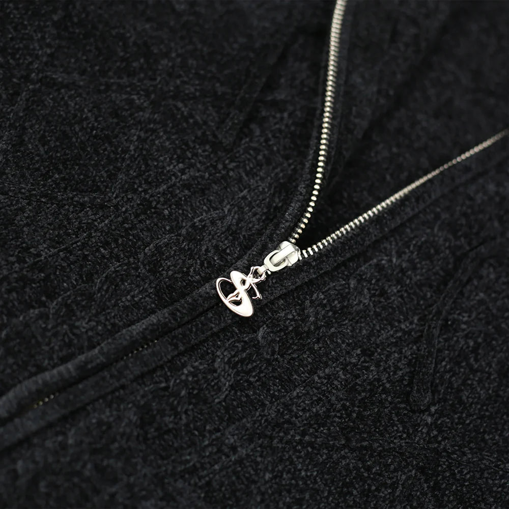Yardsale - Dreamer Chenille Hood - Black