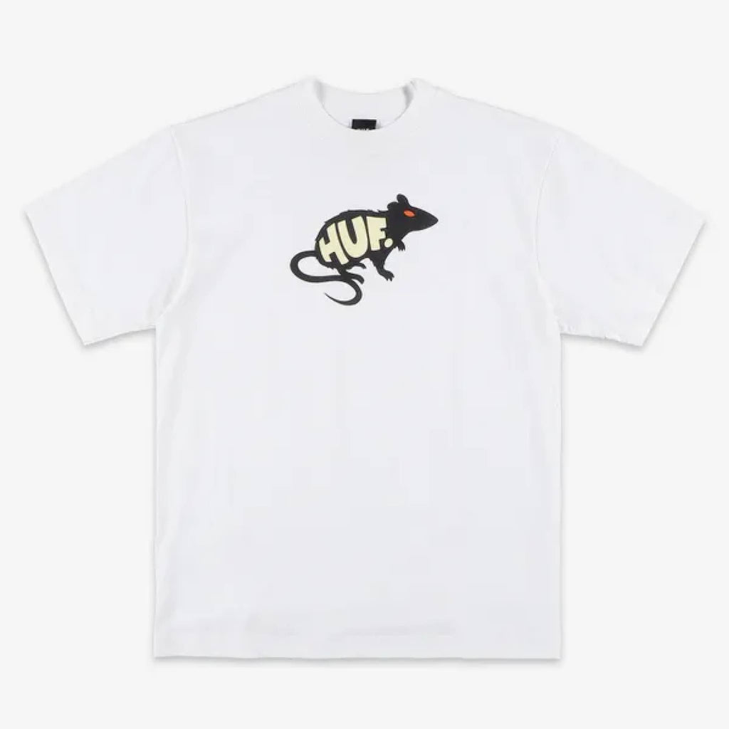 HUF - Mans Best Friend Tee - White - Decimal.