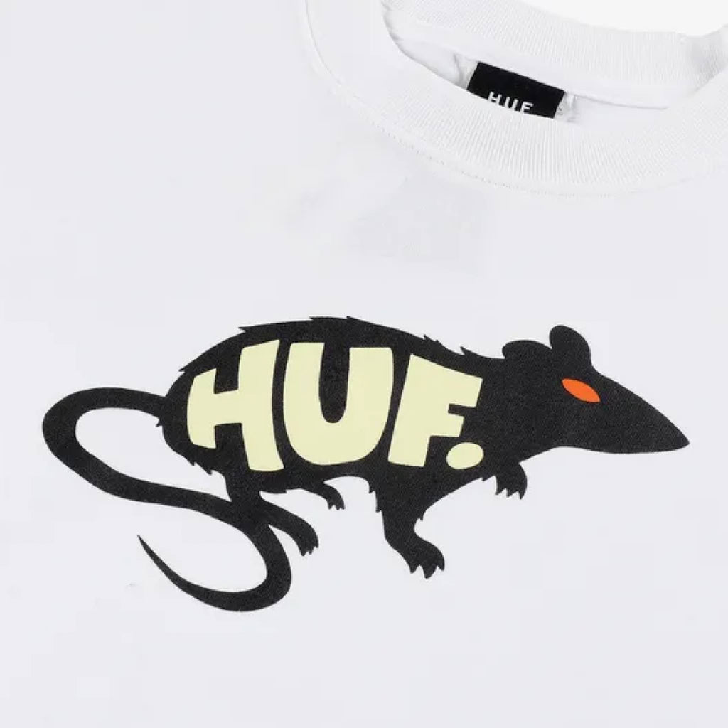 HUF - Mans Best Friend Tee - White - Decimal.