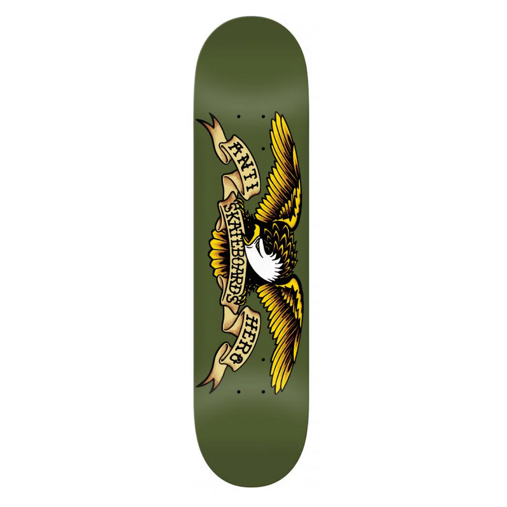 Anti Hero - Classic Eagle Deck - 8.38” - Green - Decimal.