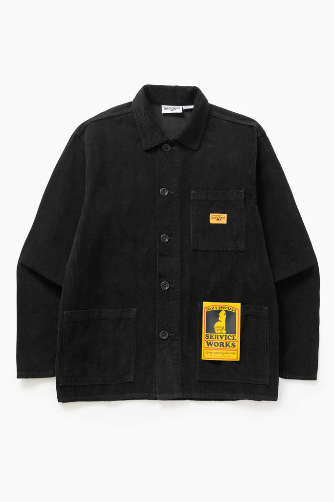 Service Works - Corduroy Chore Shirt - Black