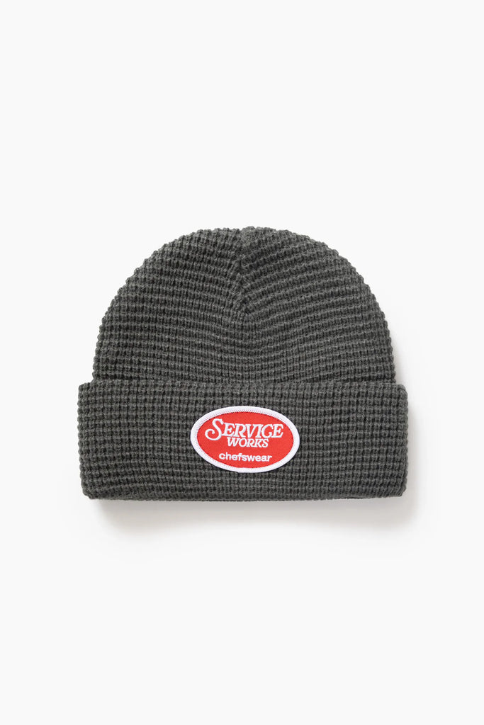 Service Works - Waffle Patch Beanie - Grey