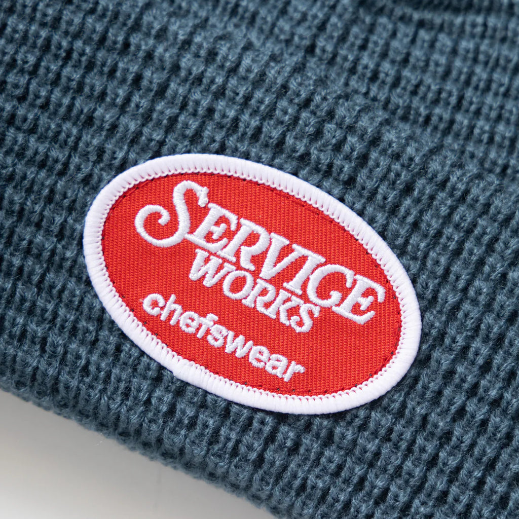 Service Works - Waffle Patch Beanie - Teal