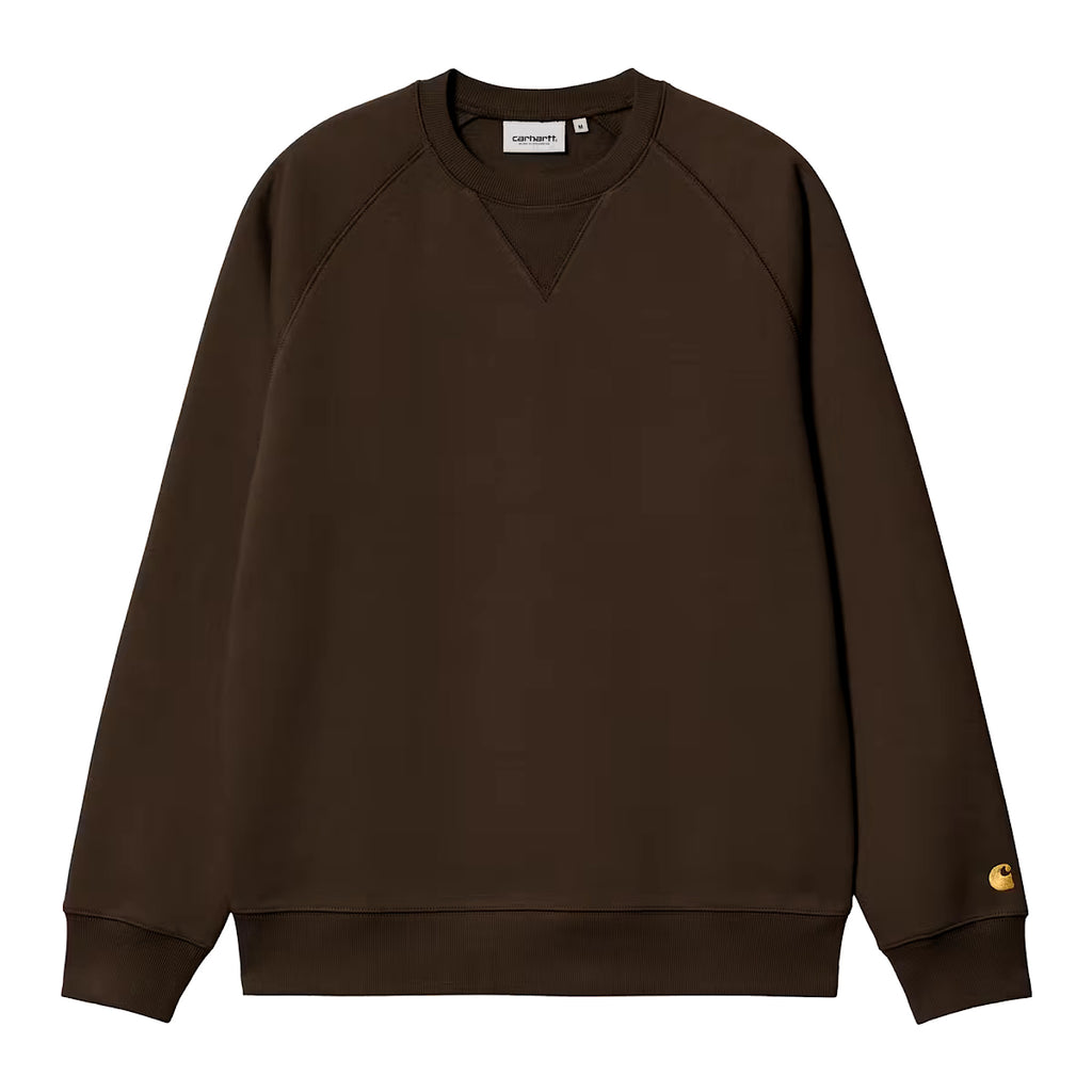 Carhartt WIP - Chase Sweat - Tobacco / Gold - Decimal.