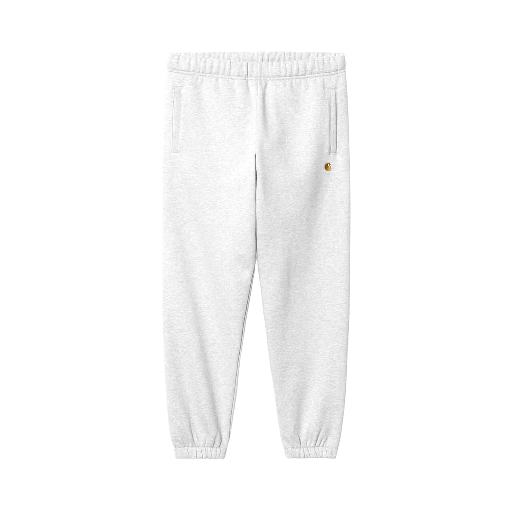 Carhartt WIP - Chase Sweat Pant - Ash Heather / Gold - Decimal.